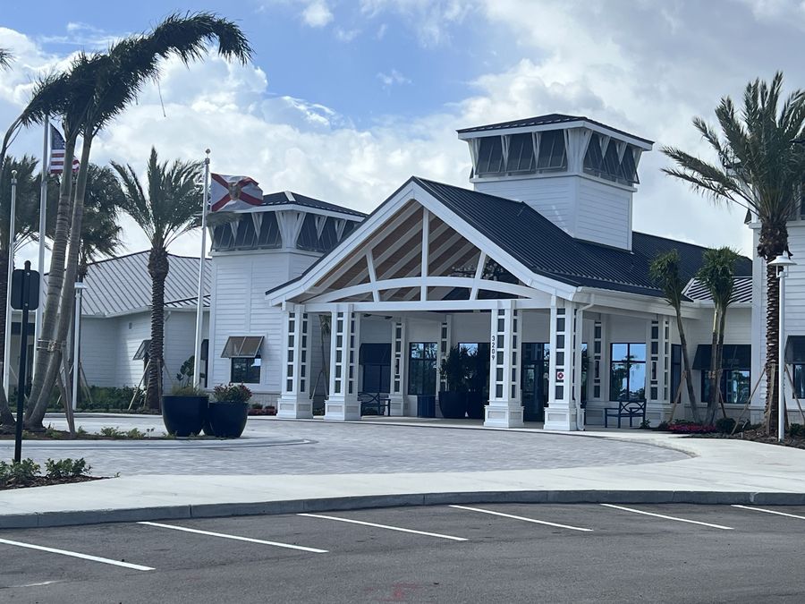 Clubhouse entrance at Del Webb at Viera